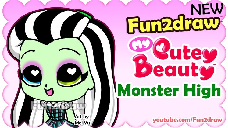 How to Draw a Frankie Stein Monster High
