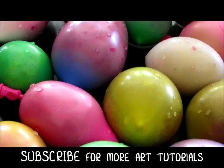 How to Fill Water Balloons with Paint (and how not to)