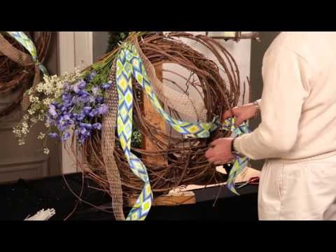 How To Make a Beautiful Spring Wreath