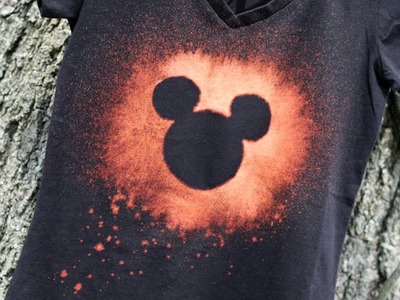 How to make a bleached out disney t-shirt | crafts | teachmama.com