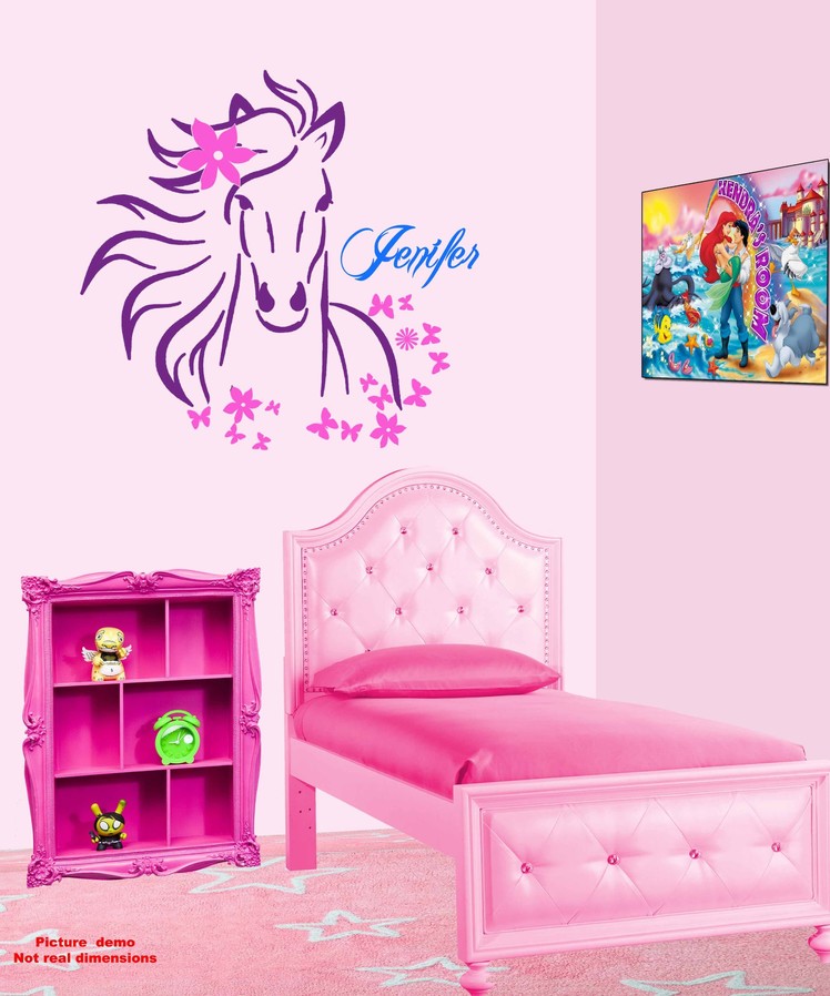 How to make a Custom Wall Art Horse Decal multicolor saving 150 % vinyl material