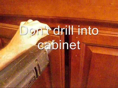 Making and Using a Template for Cabinet Hardware