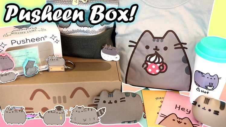 Pusheen Cat Subscription Box - Packed with Official Kawaii Merch!!