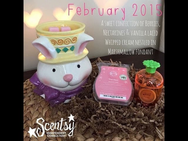 Scentsy February 2015 Scent & Warmer of the Month (Easter Bunny & Pink Haze)