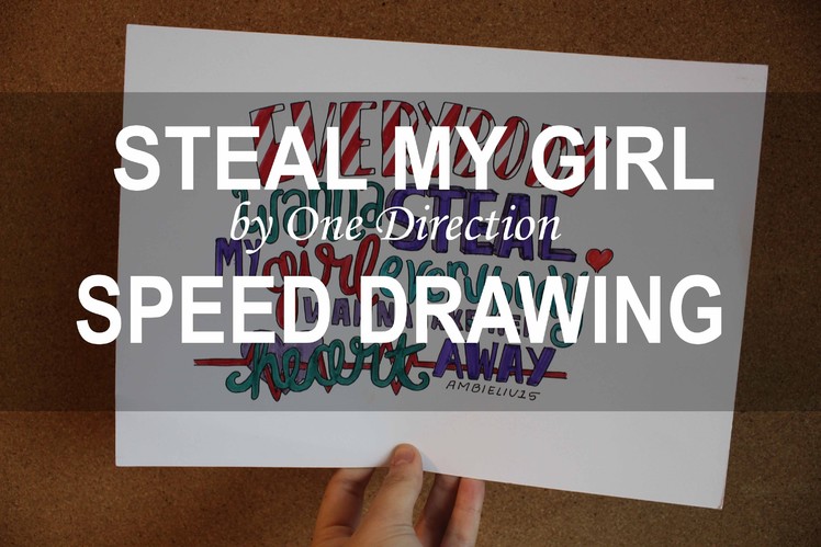 Steal My Girl by One Direction || SPEED DRAWING