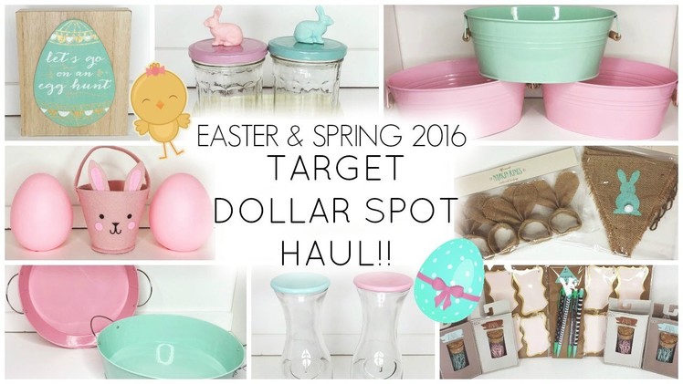 Target Dollar Spot Haul ♡ Easter &  Spring 2016