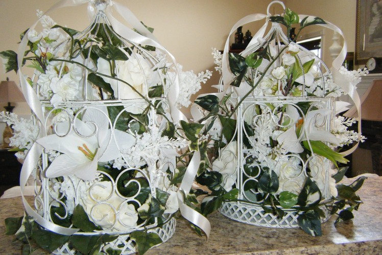 Wedding Decor - How to Make Floral Birdcages