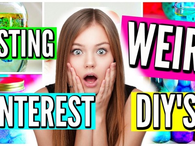 WEIRD DIYS YOU NEED TO TRY! Pinterest Science Experiments Tested!