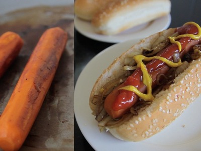 Carrot Hotdogs!? - tasty, healthy, vegan!
