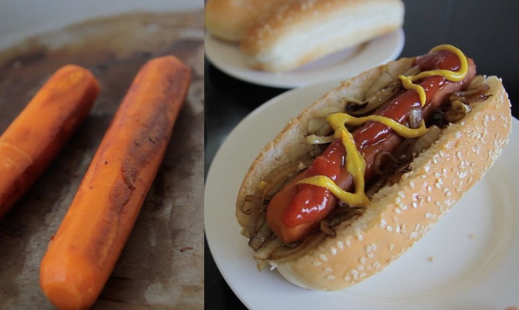 Carrot Hotdogs!? - tasty, healthy, vegan!