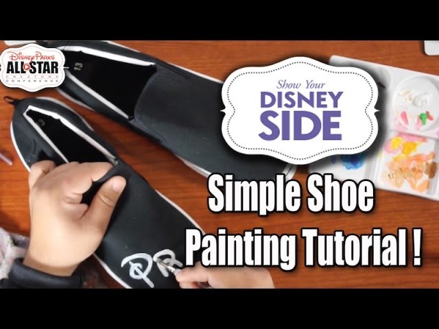 Disney DIY | How to Custom Paint Shoes & Disney World Adventure | The Dan-O Channel