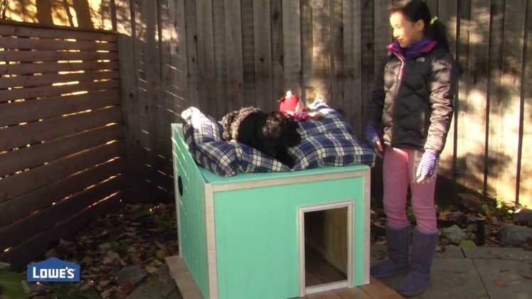 DIY Dog House + Free Plans