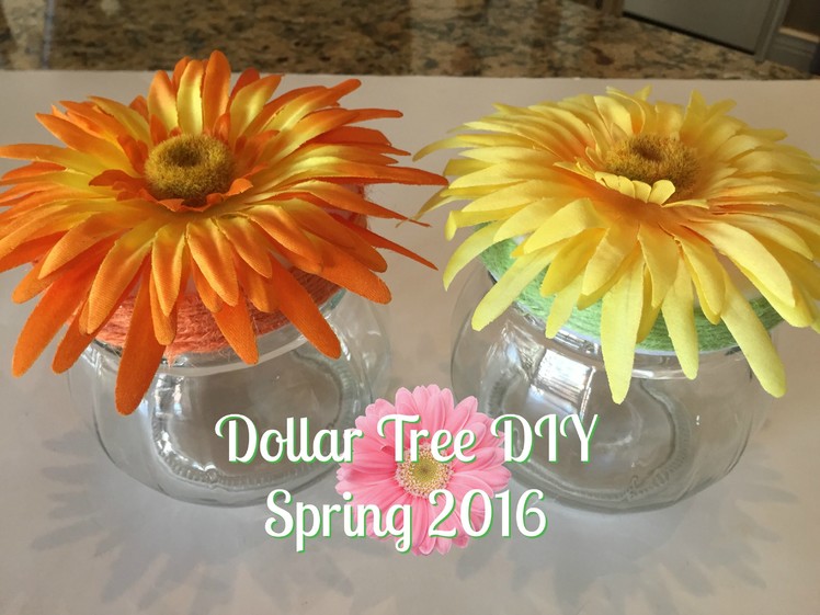 DOLLAR TREE DIY: Spring Jars | 2016