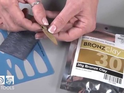 How to make a Bronze Metal Clay Shield Pendant made using BRONZclay