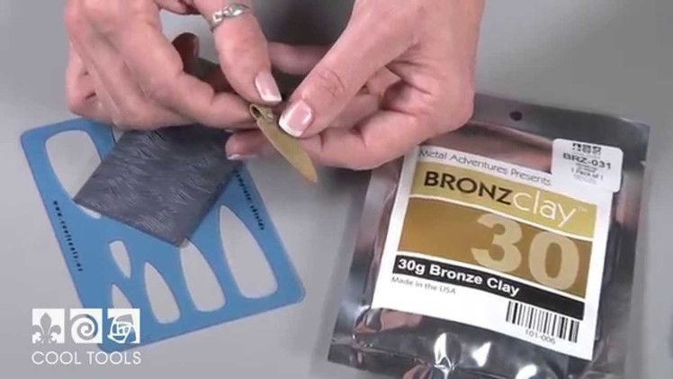 How to make a Bronze Metal Clay Shield Pendant made using BRONZclay