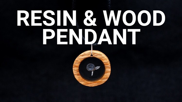 How To Make a Resin & Wood Pendant Necklace