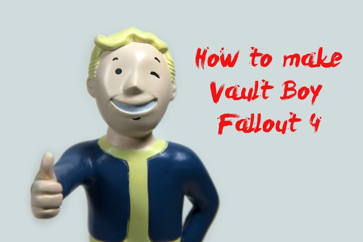 How to Make Polymer Clay Vault Boy Figure - Fallout 4 Tutorial