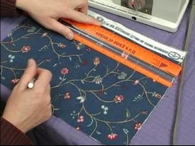 How to Sew a Zipper Backpack : How to Cut a Pocket for a Zipper Backpack