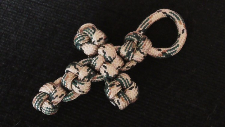 How To Tie A Paracord Chinese Crown Knot Knotted Cross