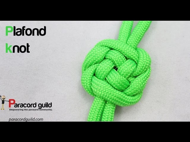 How to tie the plafond knot