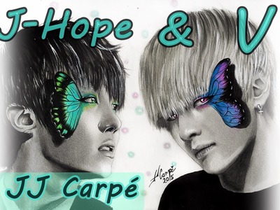 JHope & V. BTS (VHope) (Speed Drawing) By JJ Carpé