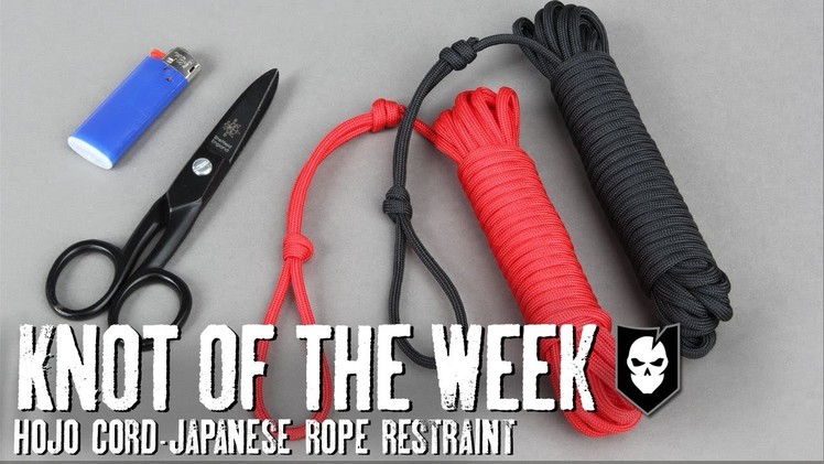 Knot of the Week: Japanese Rope Restraint with Hojo Cord or Hayanawa