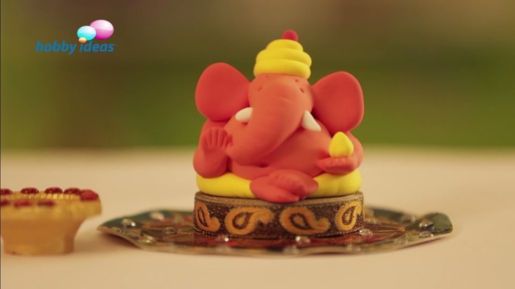 Learn To Make Colourful Ganesh Idol Using Super Dough