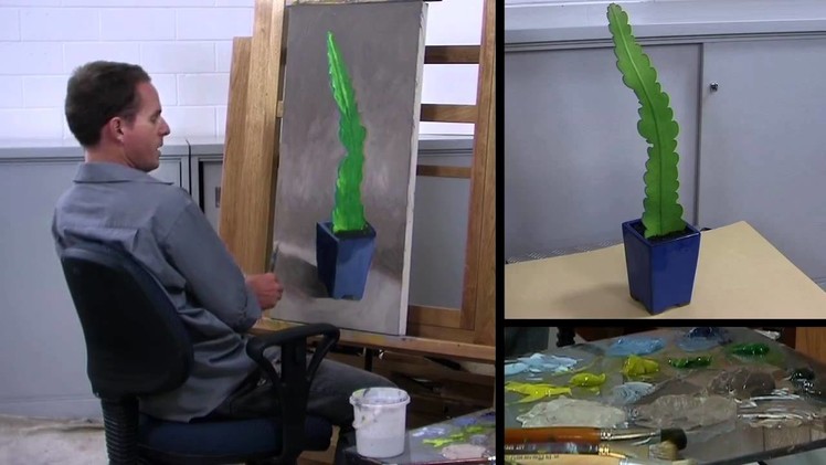 Learn to Paint with Rudy Kistler - Cactus Plant