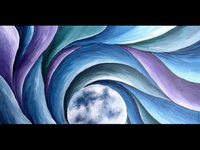 Luna Light Step by Step Acrylic Painting on Canvas for Beginners