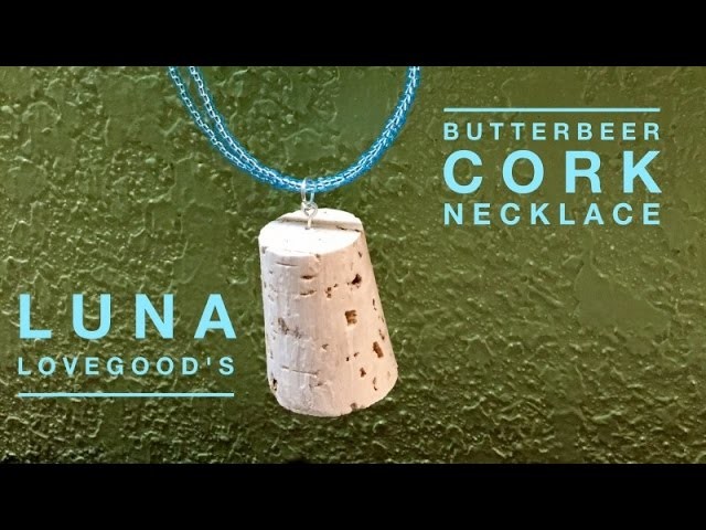 Luna Lovegood's Butterbeer cork necklace
