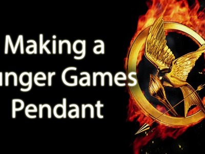 Making the hunger game pendant - pewter casting