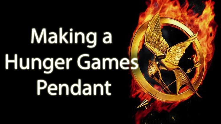Making the hunger game pendant - pewter casting
