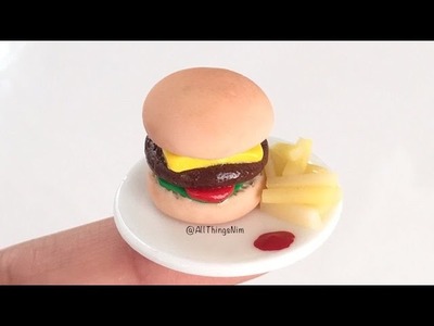 Miniature Burger & French Fries