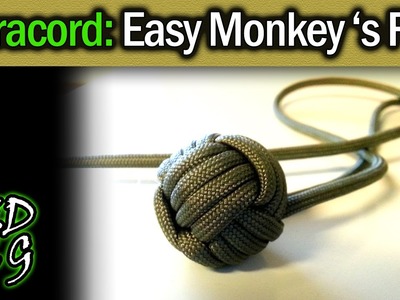 Simple Paracord: Monkey's Fist (EASY 4 pass version)