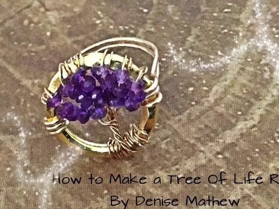 Tree of Life Ring by Denise Mathew