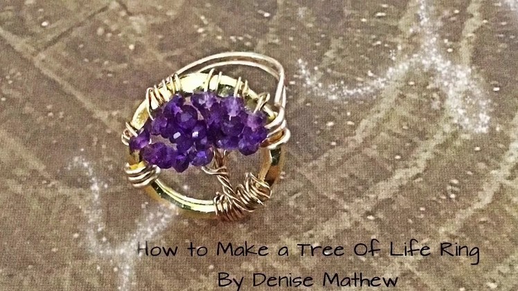 Tree of Life Ring by Denise Mathew