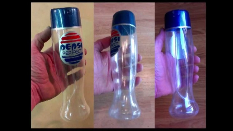 BACK TO THE FUTURE Prop -  Pepsi Perfect Bottle - Clear version