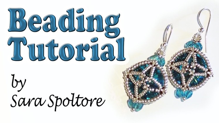 BeadsFriends: beading tutorial - How to make an earring - How to make a bracelet - DIY