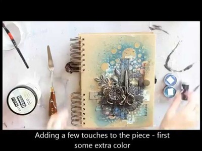 Cutting edge art journal - Finnabair Creative Team