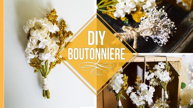 DIY Boutonnieres for CHEAP (Silk Flowers) + More Ways to Use them!