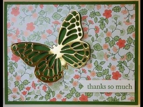 Easy Butterfly Card