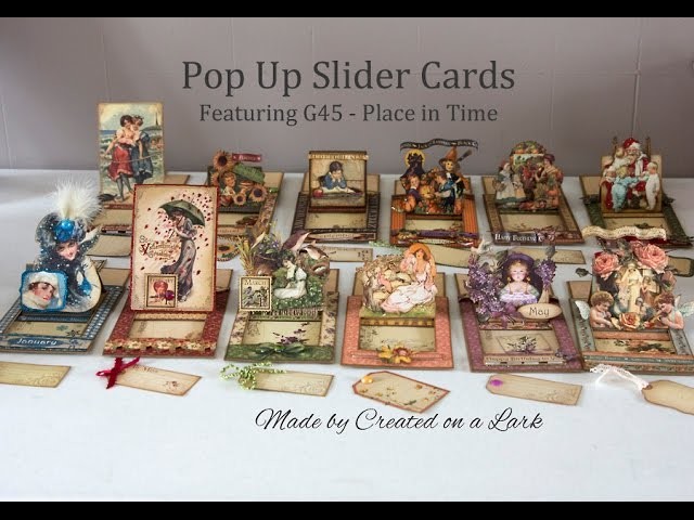 Graphic 45 Place in Time Slider Pop Up Cards