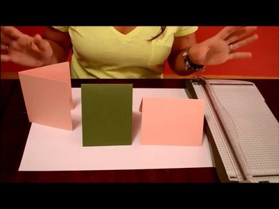 How To Card Making - Basic Size & Folds