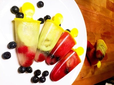 How to DIY Fruit Popsicles Dessert for Summer, CiCi Li