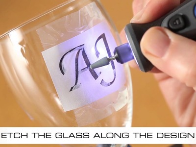 How To Etch a Wine Glass With the Dremel Micro