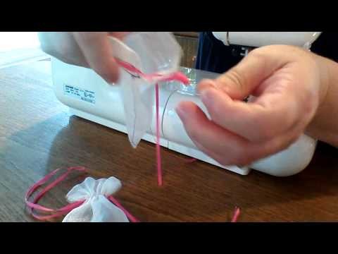 How to Make Jewelry Size Drawstring Bag