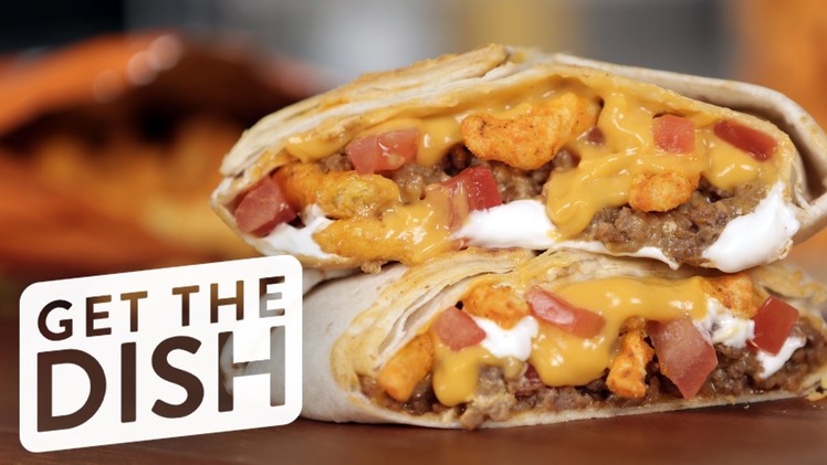 How to Make Taco Bell Cheetos Crunch Wrap Sliders | Get the Dish