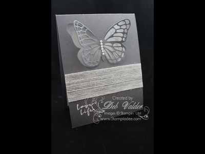 Laser Cut Technique using the Butterfly Thinlit with Deb Valder
