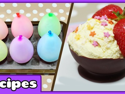Learn how to make Balloon Chocolate Bowls | Quick and Easy Recipes by HooplaKidz Recipes