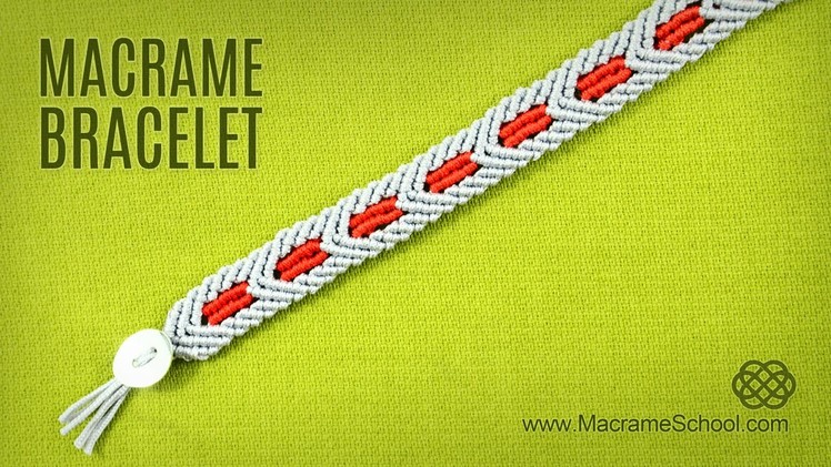Macramé Star Wars Bracelet Tutorial | Chevron Pattern